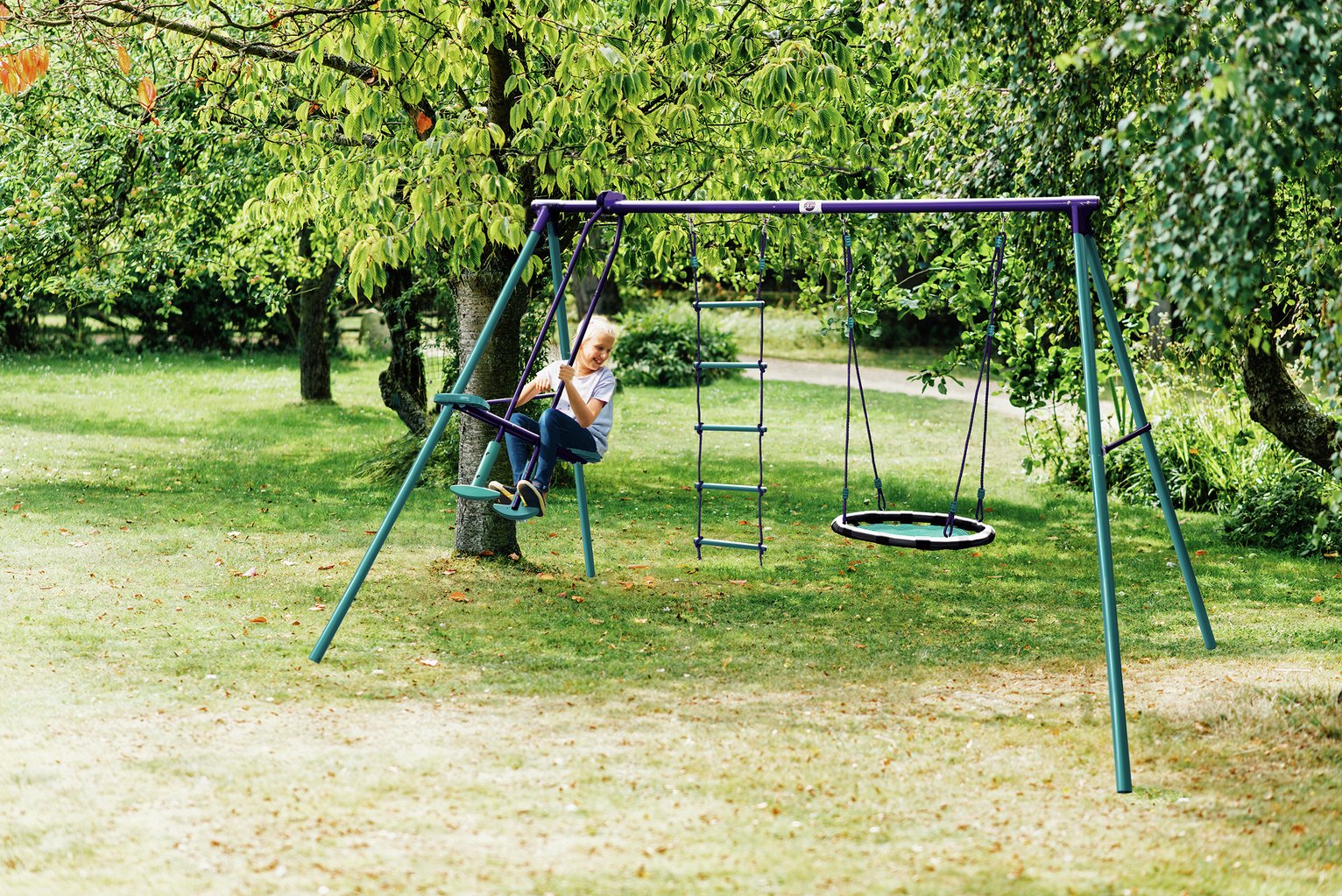 plum childrens swing