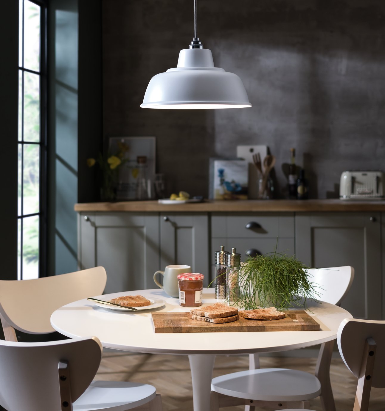 argos white lampshade