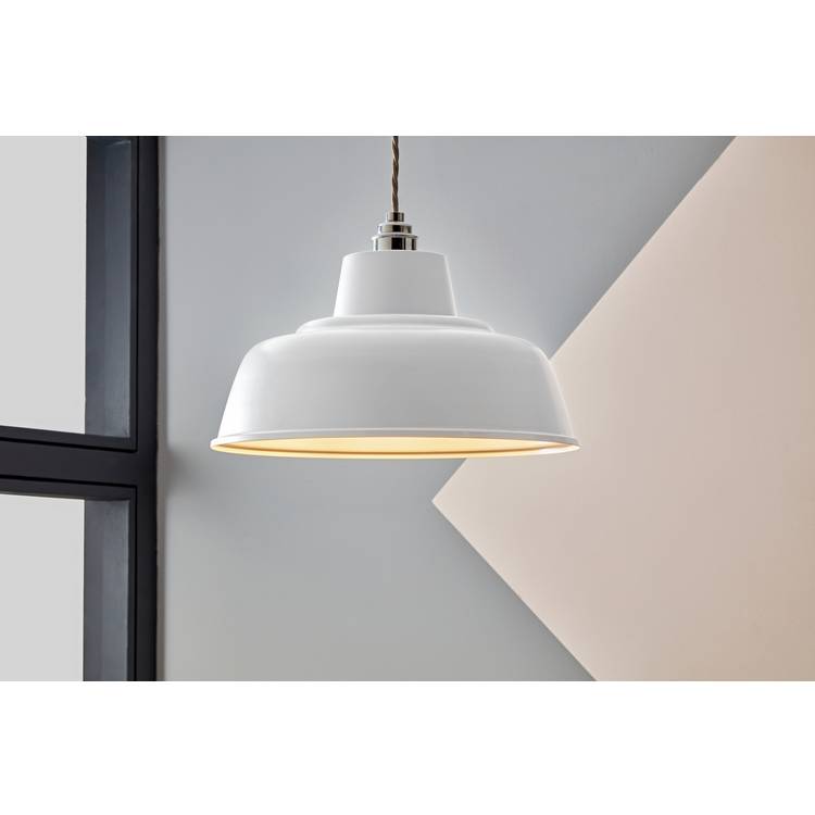 Argos Home White Metal Easy Fit Pendant Shade - 30cm 0