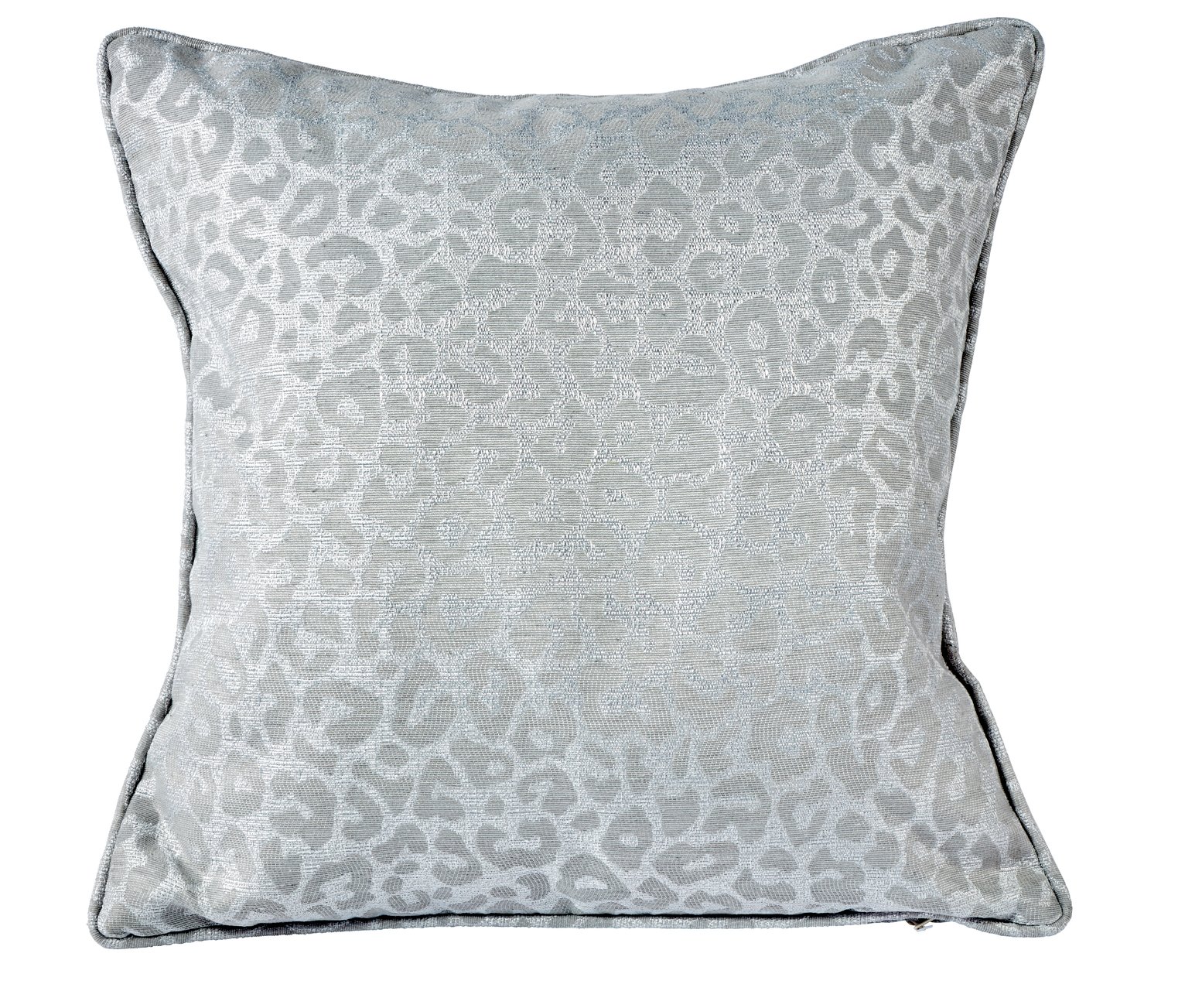 Argos Home Leopard Print Jacquard Cushion Grey 9174322 Argos