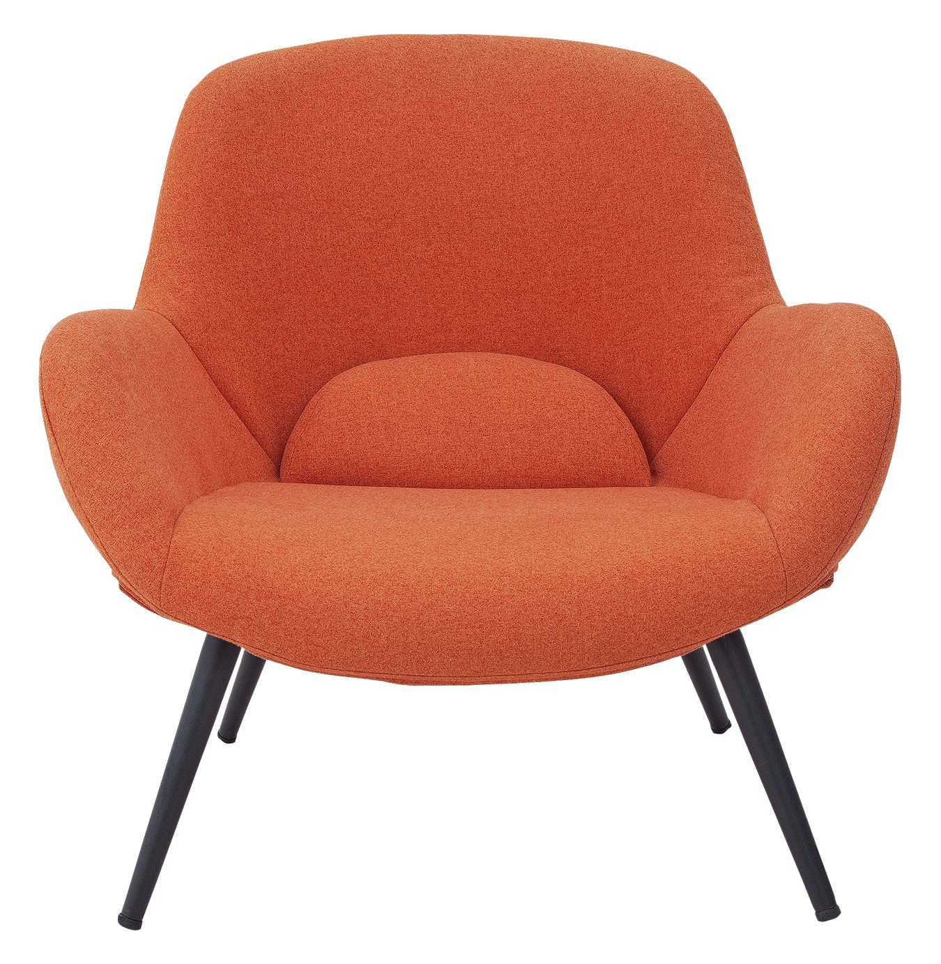 Argos Home Ollie Fabric Accent Chair - Orange