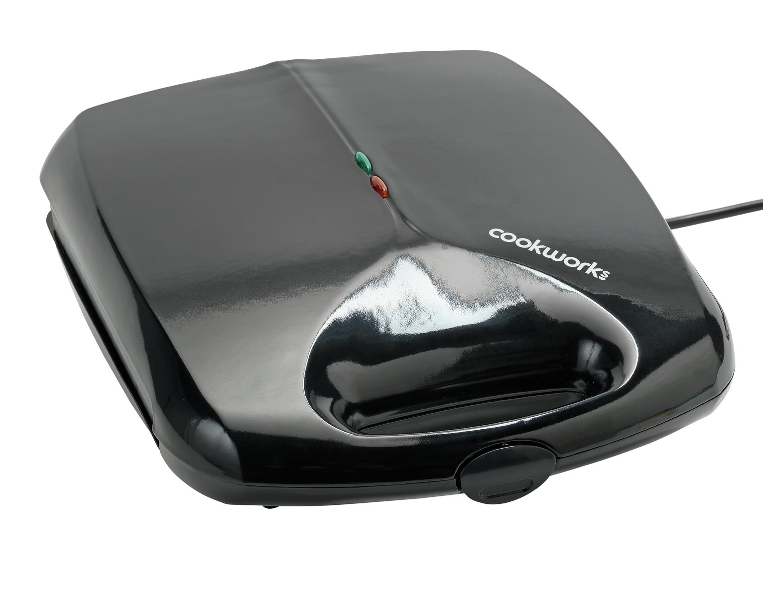 Cookworks 4 Portion Sandwich Toaster - Black