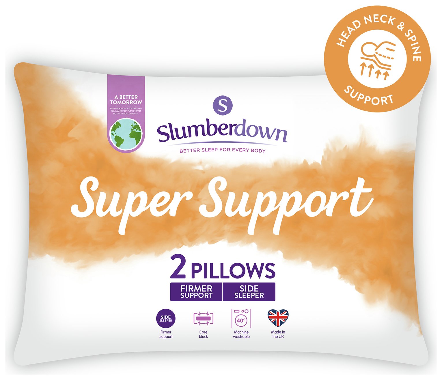 Slumberdown Support Pair of Pillows review