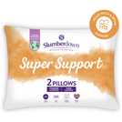 Slumberdown Pillows 2 Pack - Super Support Firm Side Sleeper Bed