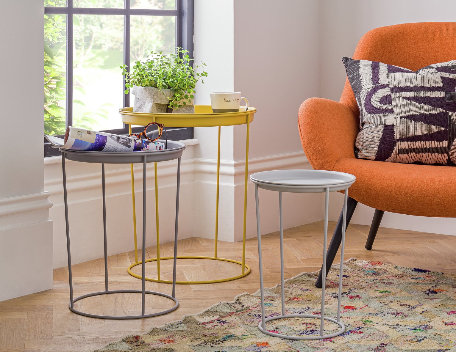 Argos Home Finley Nest of 3 Tables Reviews Updated January 2024