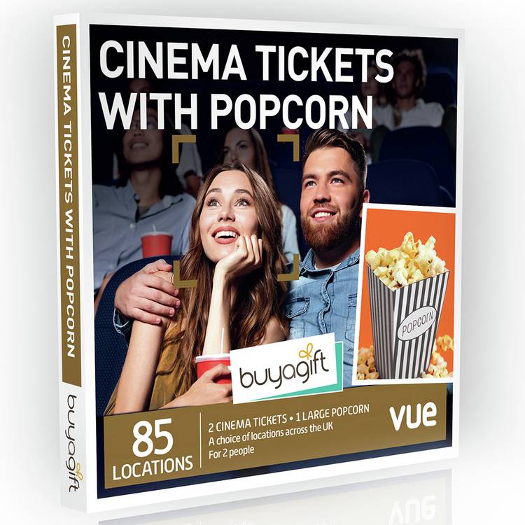 Buyagift Cinema Tickets With Popcorn Gift Experience 0