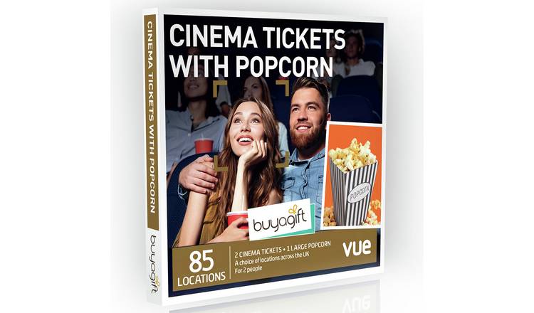 Buyagift Cinema Tickets With Popcorn Gift Experience
