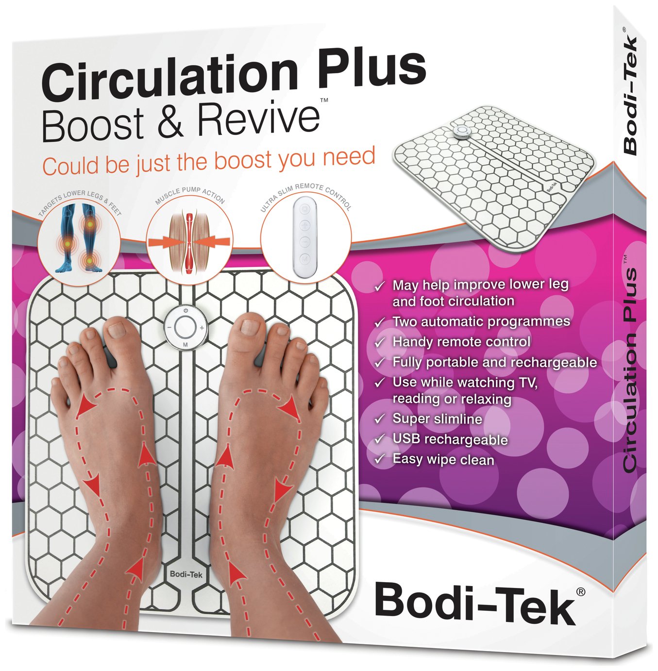 Bodi-Tek Circulation Plus Boost And Revive Relax Electric ...