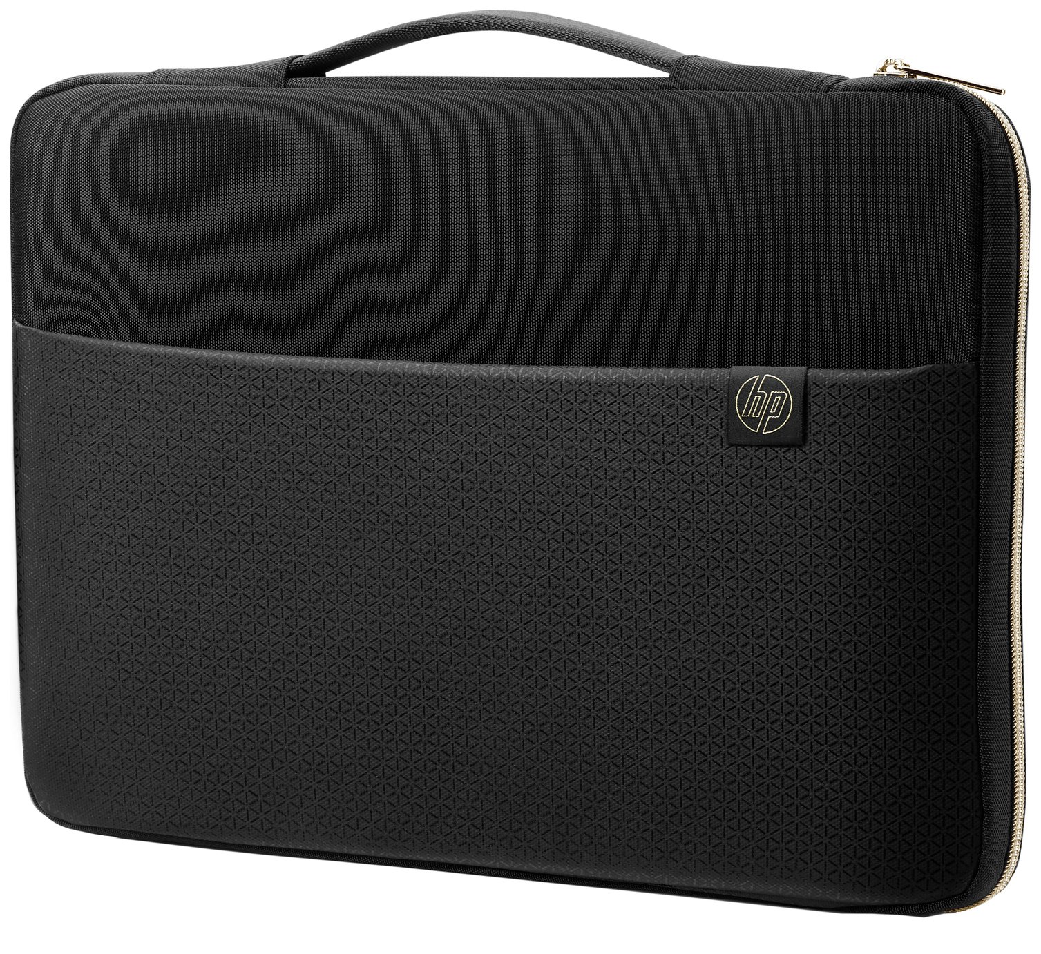 HP 15.6 Inch Laptop Sleeve - Black and Gold