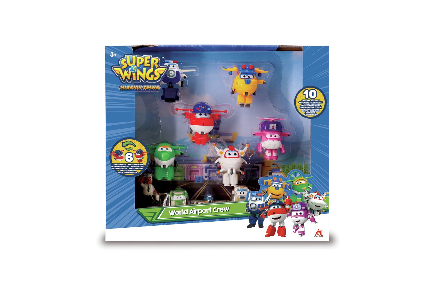 Super Wings World Airport Crew 10 Pack Review