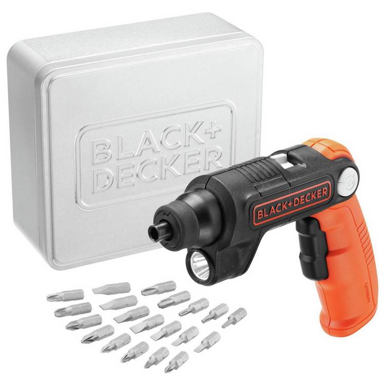 Black + Decker Cordless Screwdriver - 3.6V 0