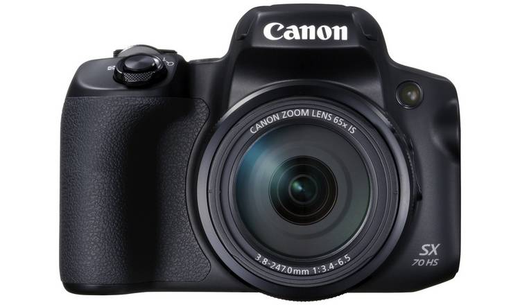 Canon SX70 20MP 65x Zoom Bridge Camera - Black