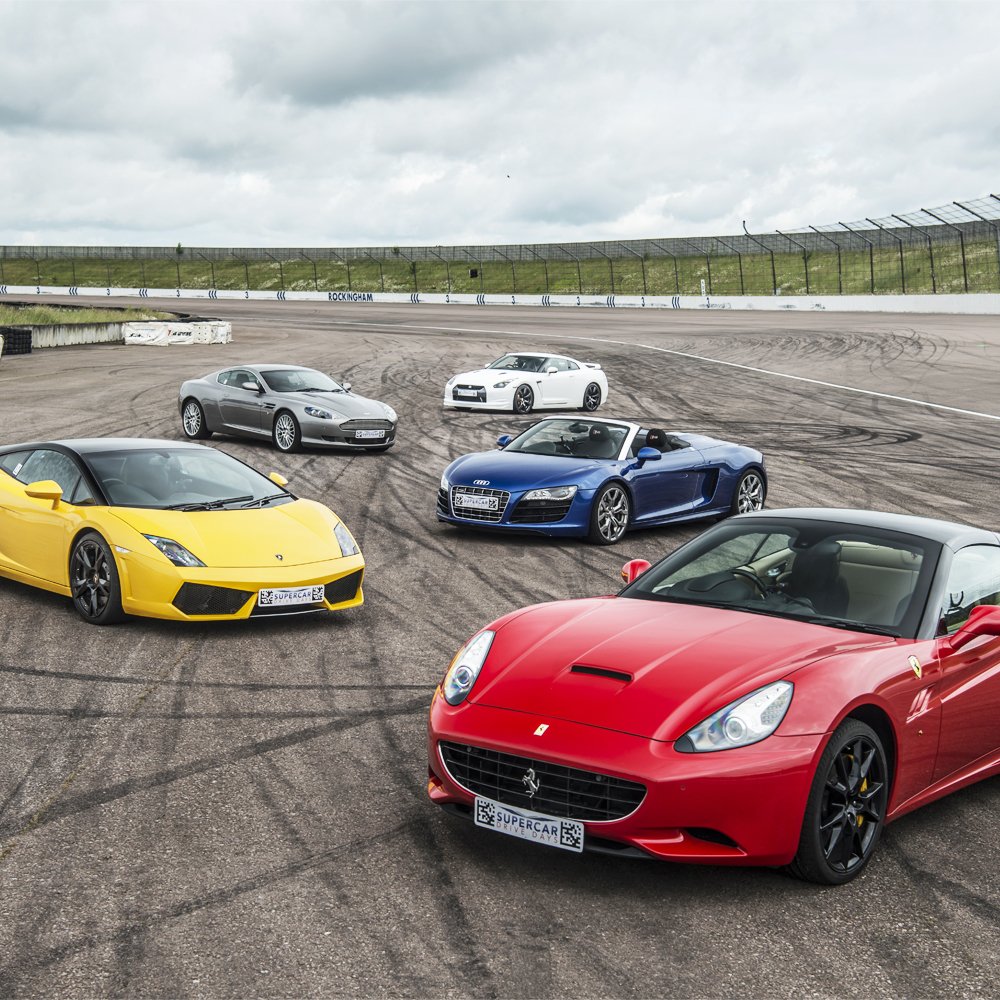 Buyagift Five Supercar Thrill With High Speed Passenger Ride