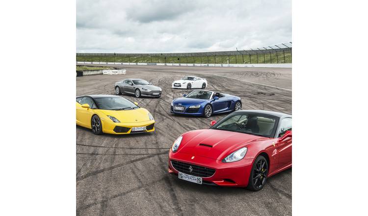 Buyagift Five Supercar Thrill With High Speed Passenger Ride