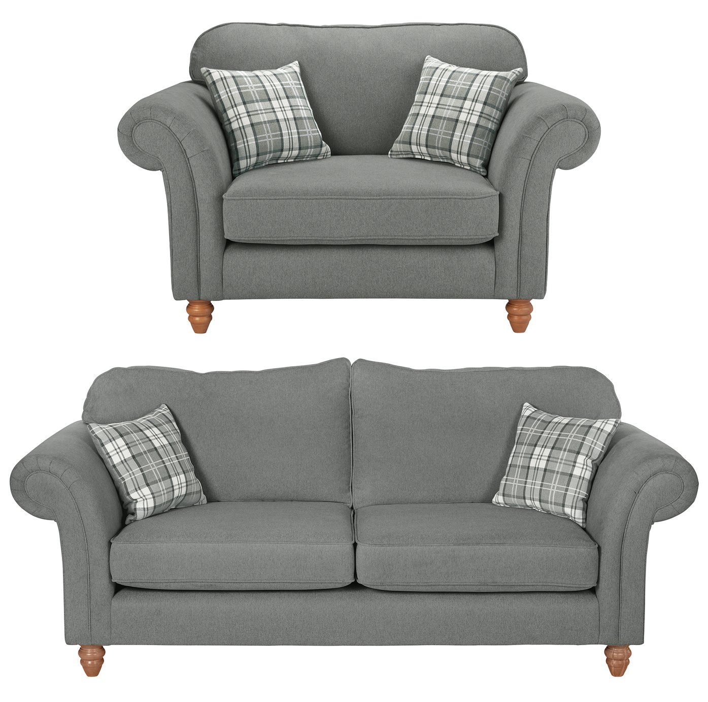 Argos Home Windsor Fabric Chair & 3 Seater Sofa review