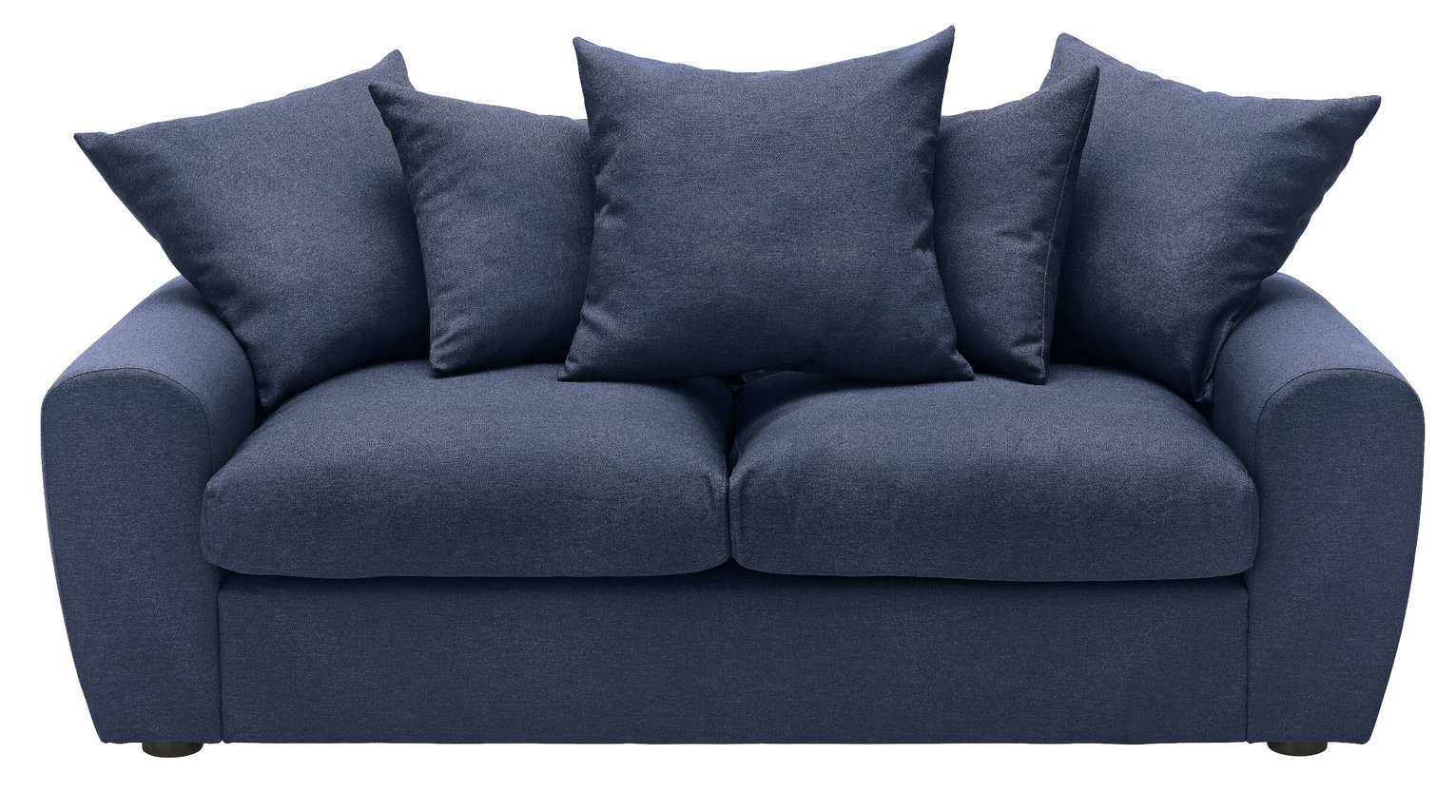 Argos Home Billow 3 Seater Fabric Sofa - Blue