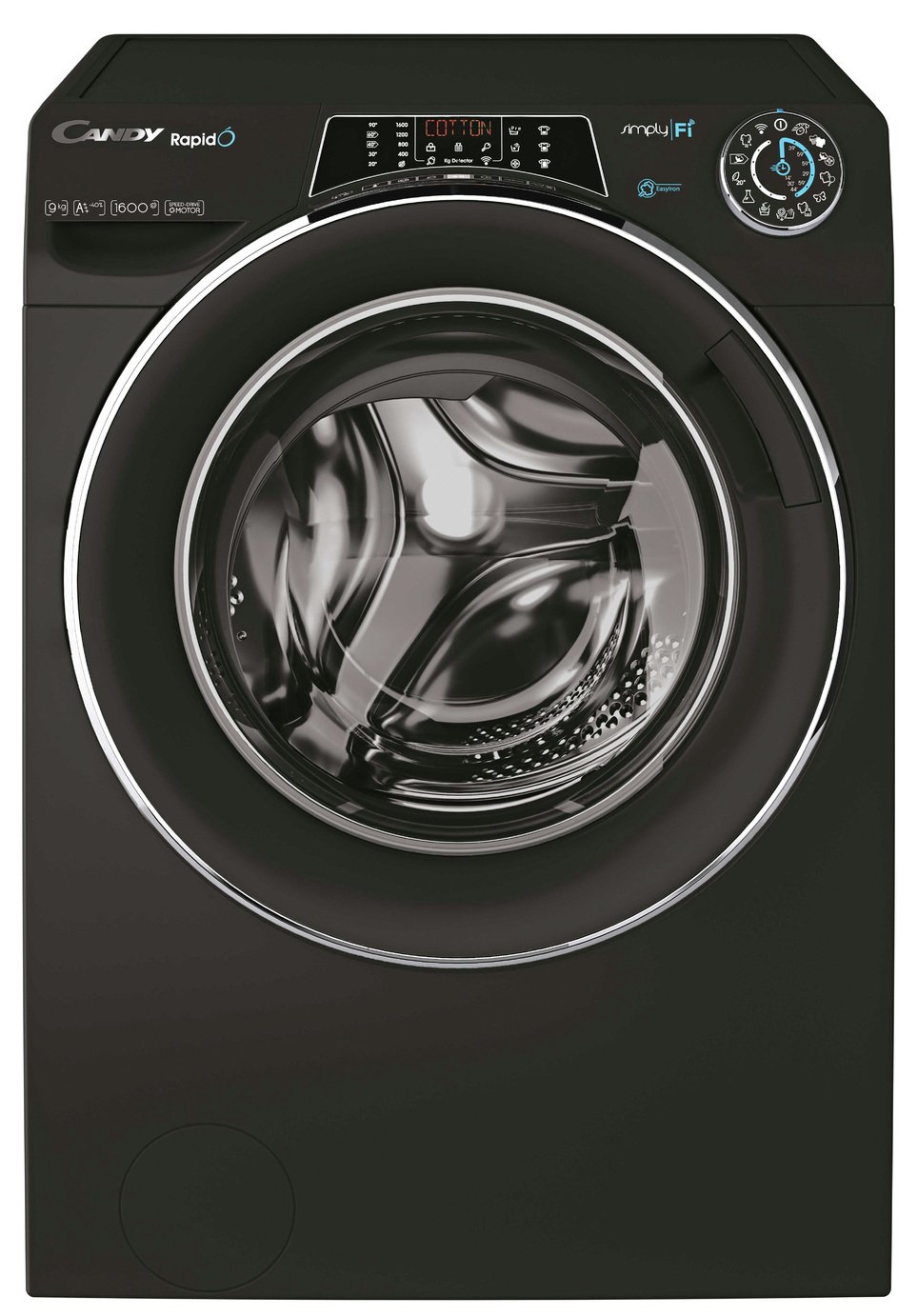 Candy Rapido RO1695DWHC7B 9KG 1600 Spin Washing Machine