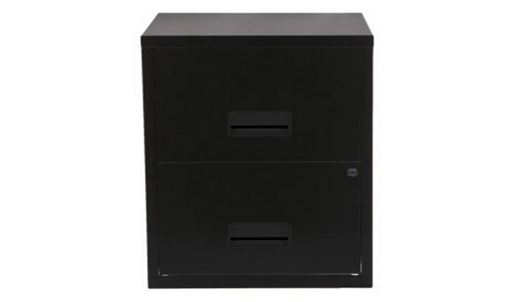 Buy Pierre Henry A4 2 Drawer Filing Cabinet Black Filing Cabinets And Office Storage Argos