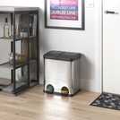 Buy Argos Home 30 Litre Twin Compartment Recycling Bin | Kitchen bins ...