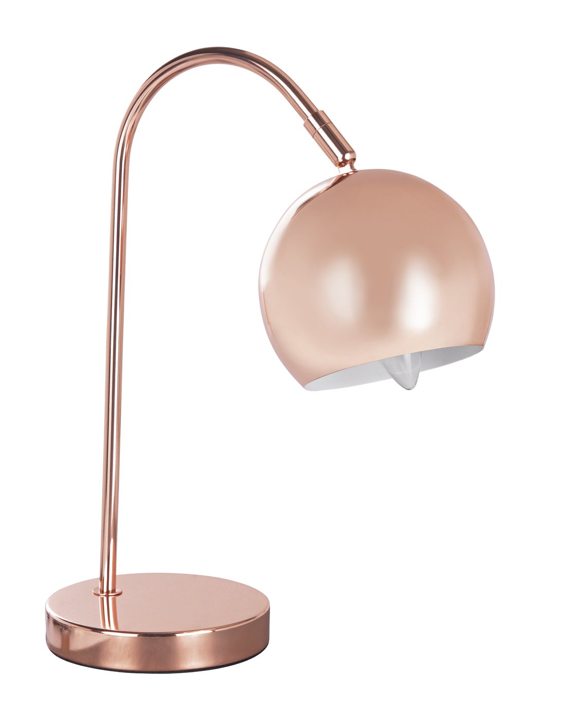 Argos Home Cole Table Lamp - Rose Gold