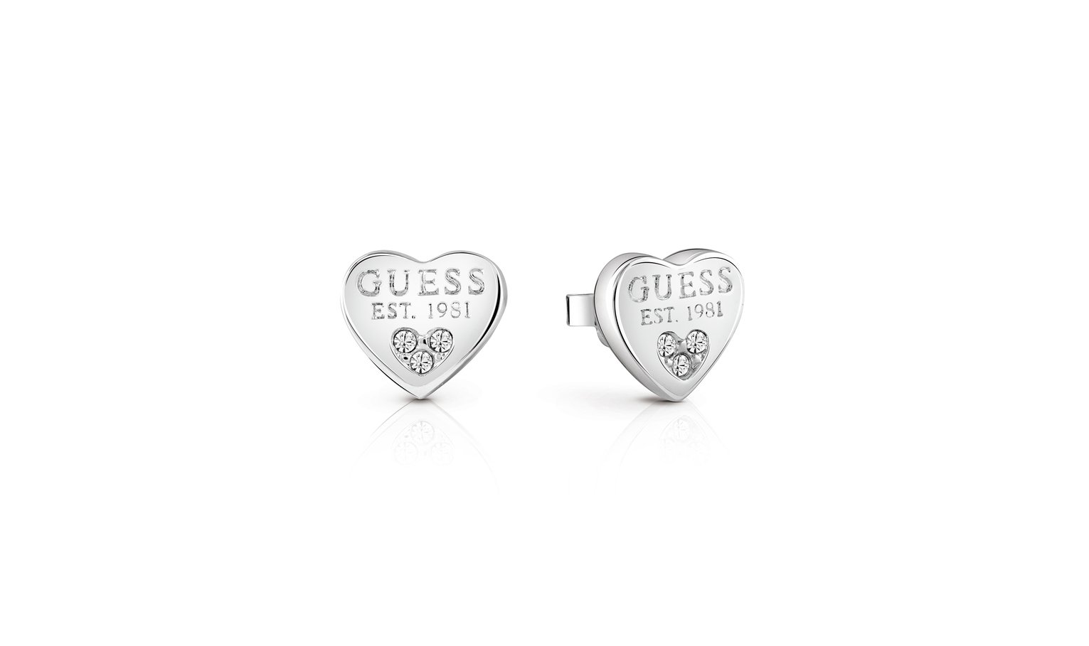 Guess Swarovski Crystal Rhodium Plated Stud Earrings Review