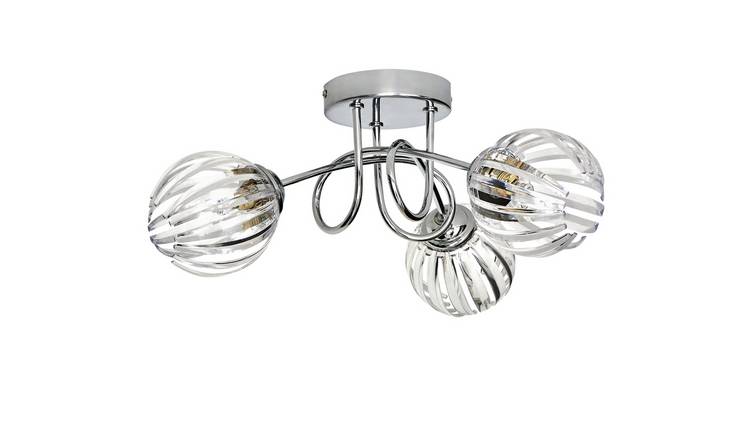 Chrome ceiling lights