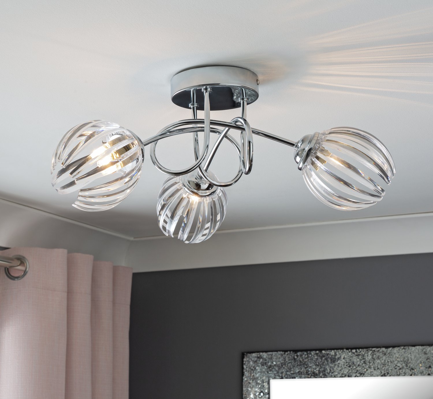 Argos Home Alana 3 Light Ceiling Light Review