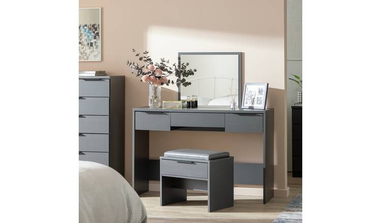 Argos mirrored deals dressing table set