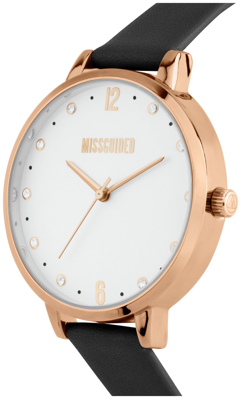 Missguided Black Faux Leather Strap Watch Review