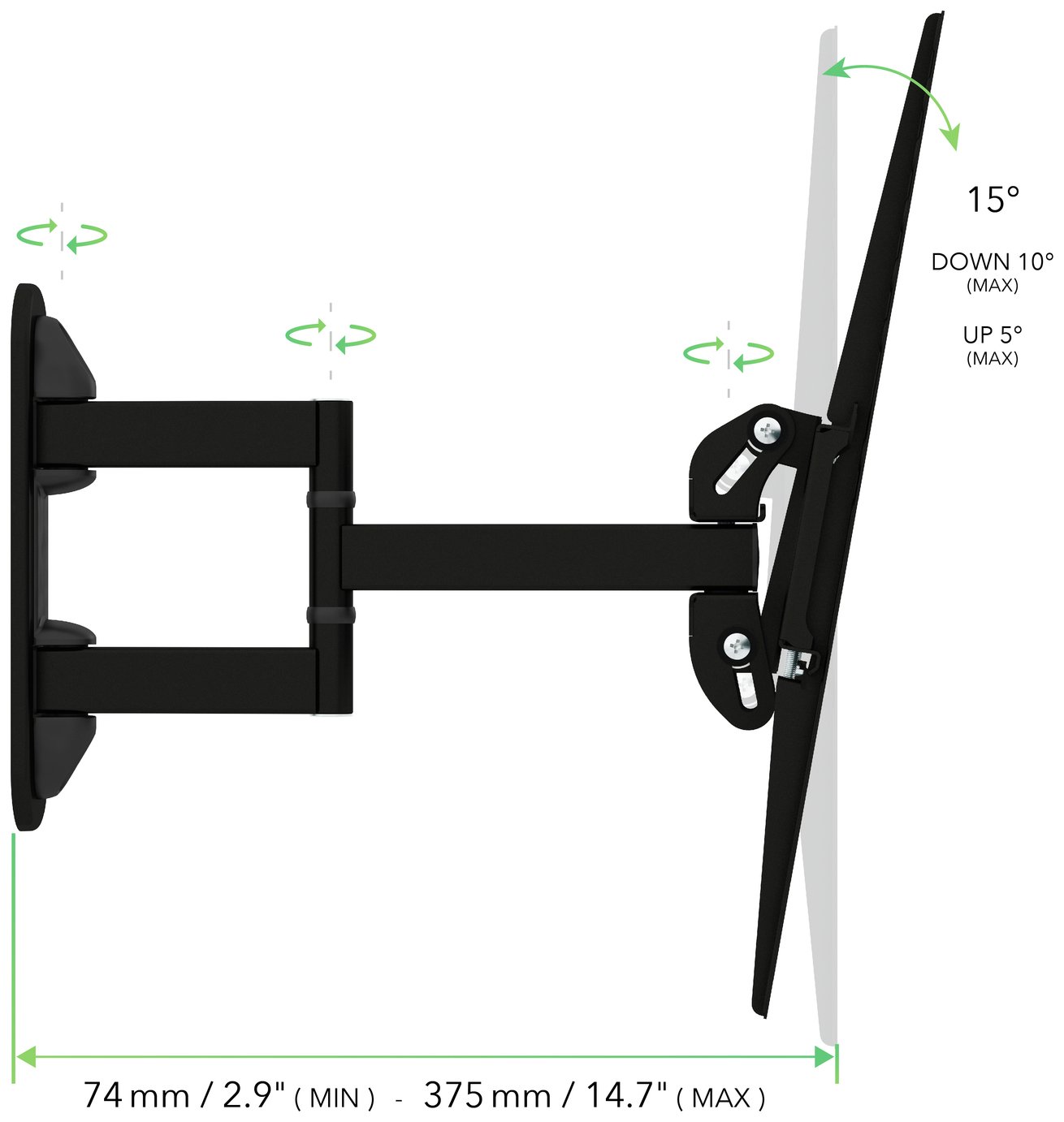 AVF Superior Multi-Position Up To 55 Inch TV Wall Mount Review