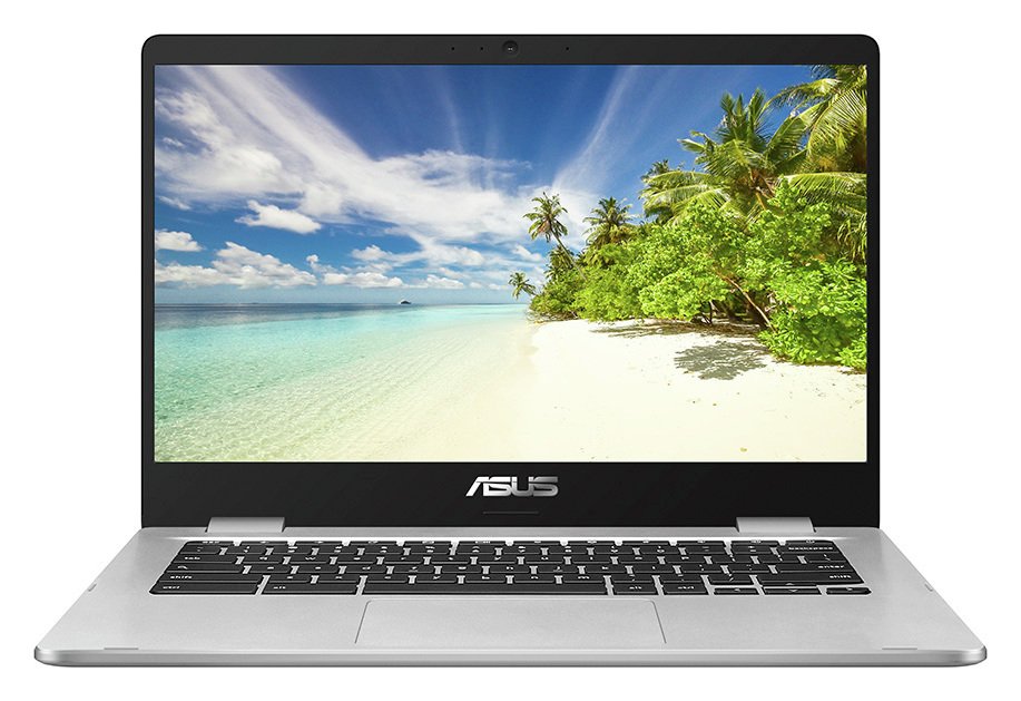 ASUS C423 14 Inch Celeron 4GB 32GB Chromebook - Grey