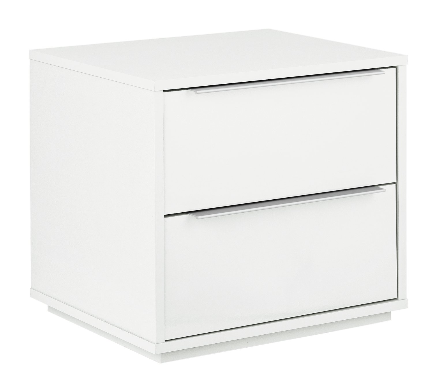 Argos Home Holsted 2 Drawer Bedside Table - White