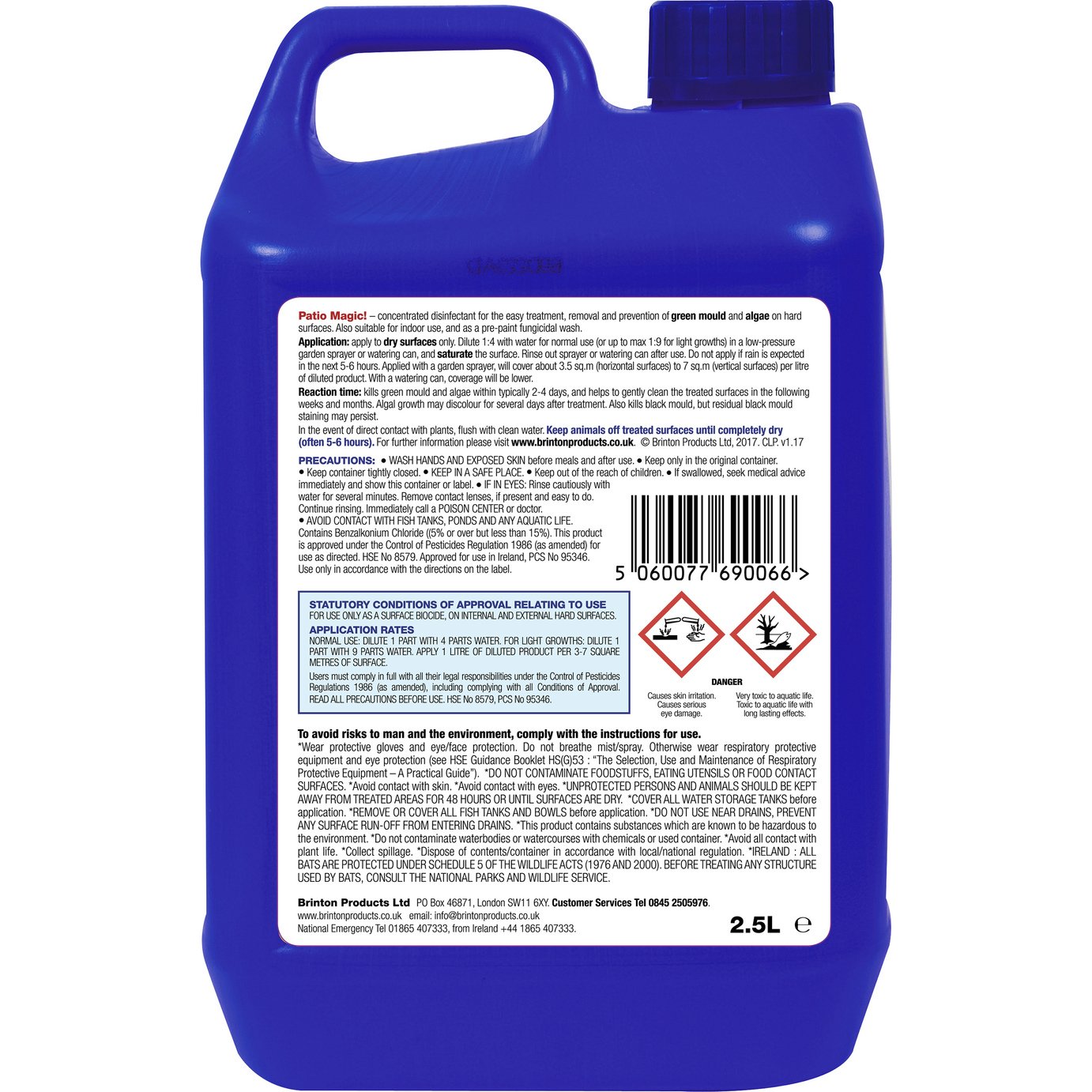 Brintons Patio Magic 2.5L Reviews Updated April 2024