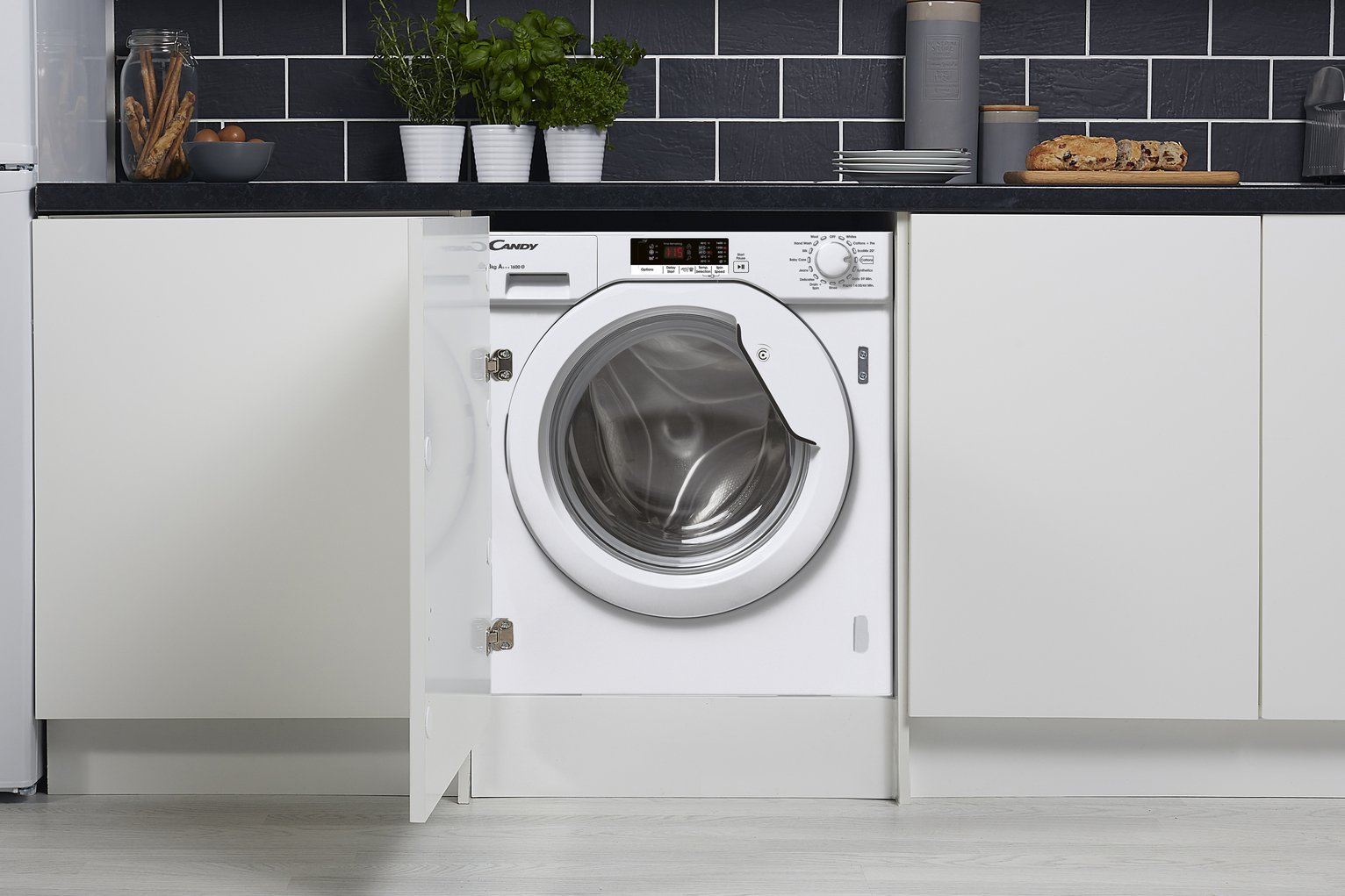 Candy CBWM 816S 8KG 1600 Spin Integrated Washing Machine Review