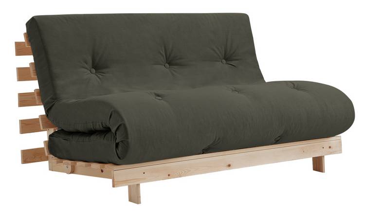 Argos Home Tosa 2 Seater Futon Sofa Bed - Grey