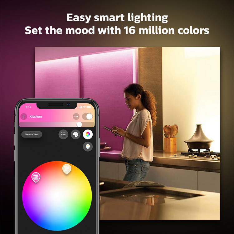 Buy Philips Hue Smart 2m LED Lightstrip Plus 1m Extension Kit