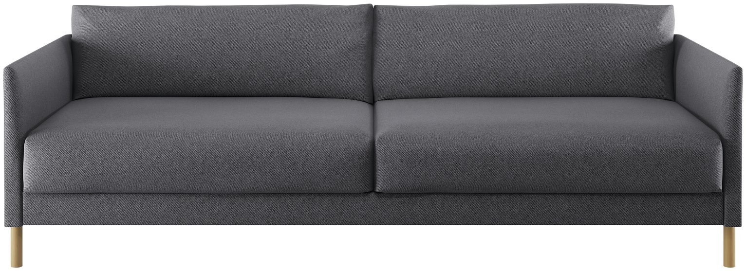 Habitat Hyde 3 Seater Fabric Sofa Bed - Charcoal