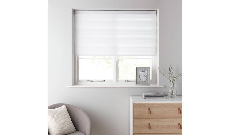 Habitat Day and Night White Roller Blind - 150cm