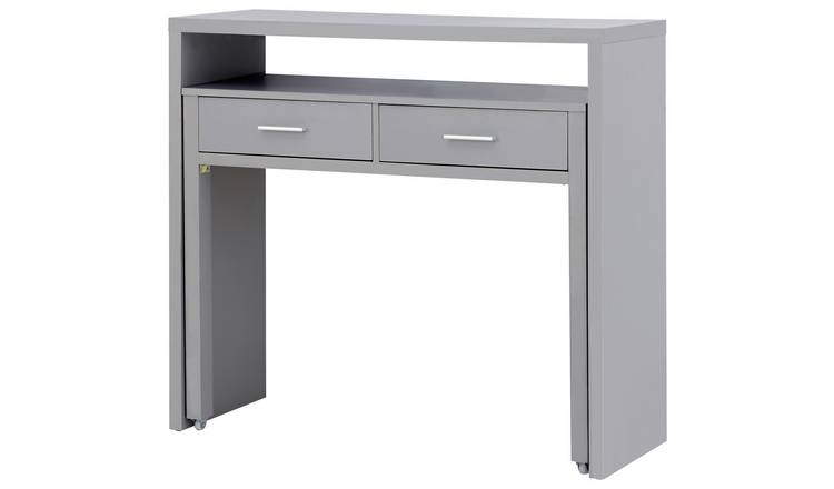 Buy Regis 2 Drawer Console Desk - Grey | Desks | Argos