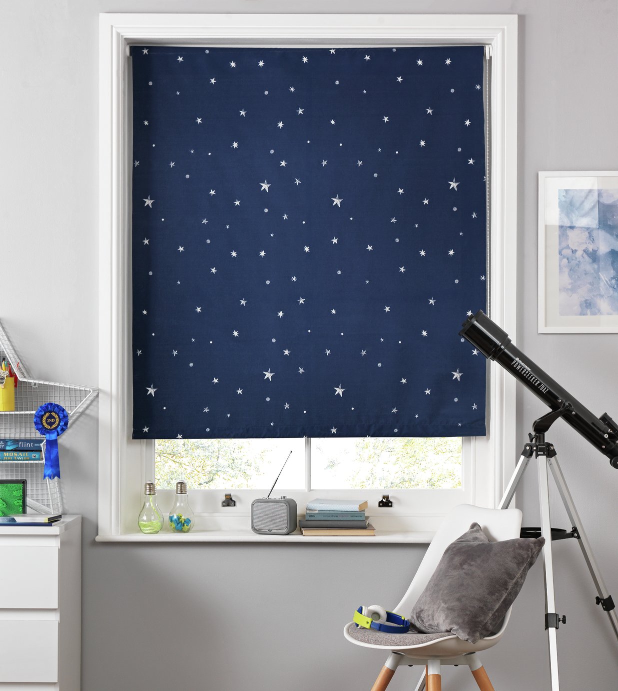 Argos Home Space Blackout Roller Blind - 4ft