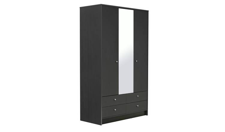 Argos three door deals wardrobe