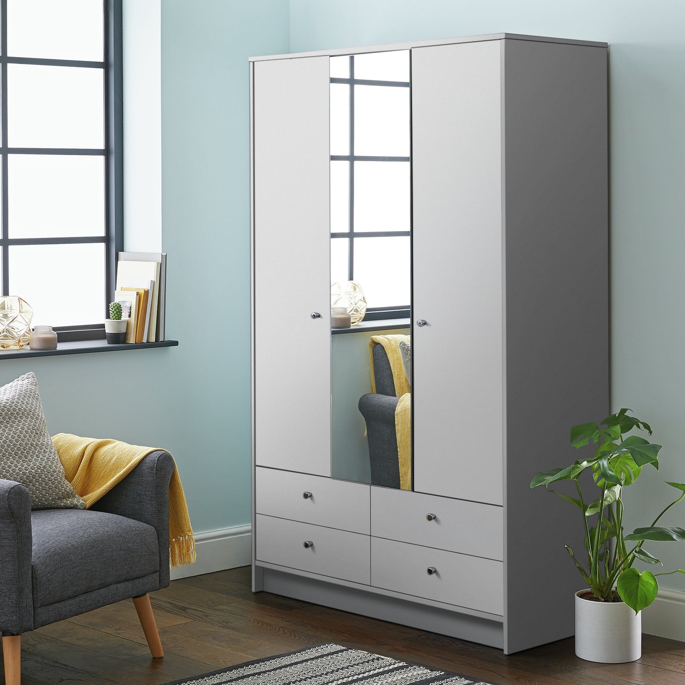 Argos Home Malibu 3 Door 4 Drawer Mirror Wardrobe Review