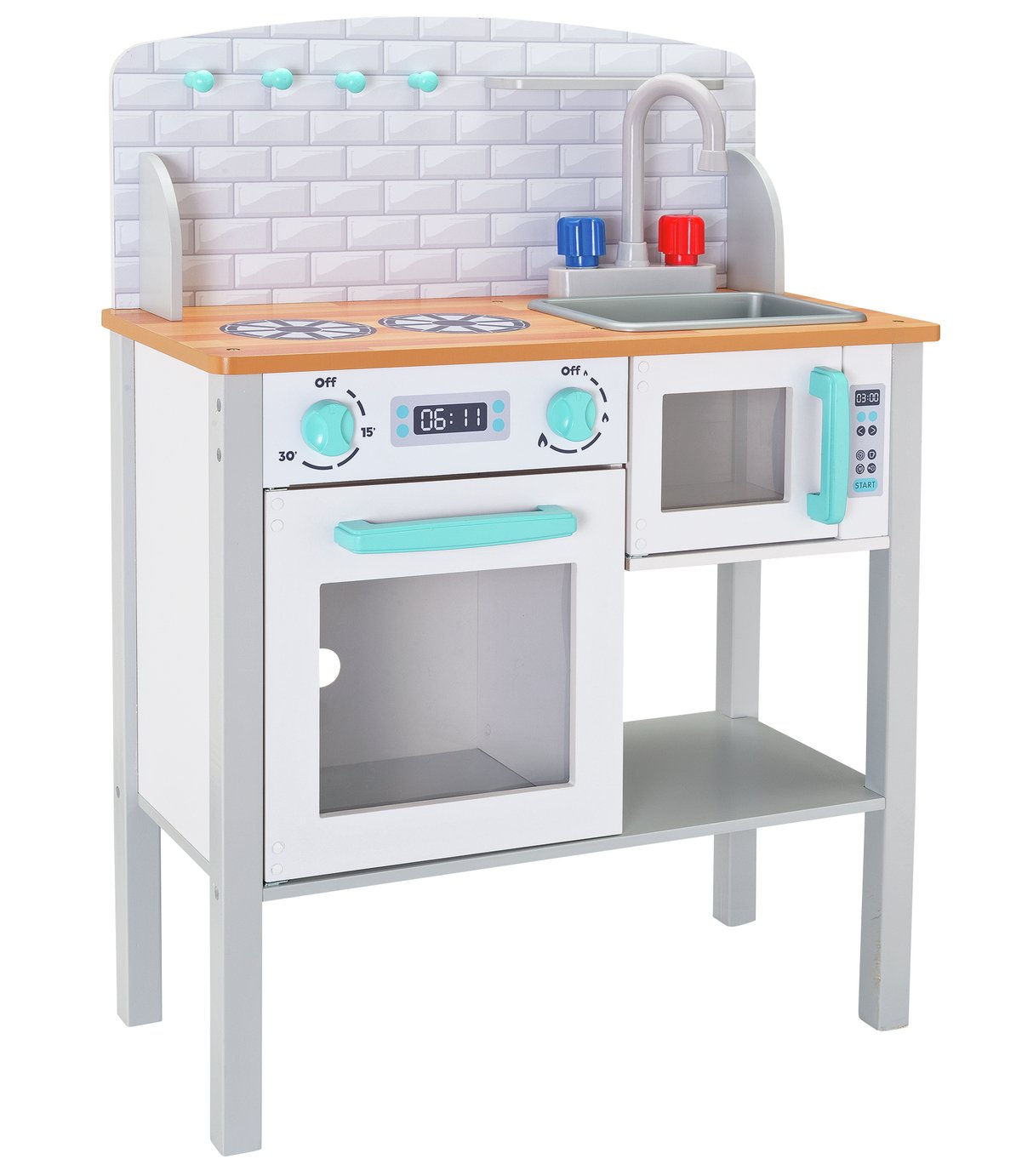 kids wooden kitchen argos