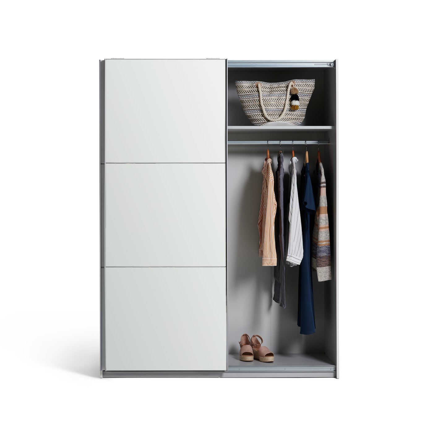 Argos Home Holsted Medium White & Mirrored Wardrobe Review