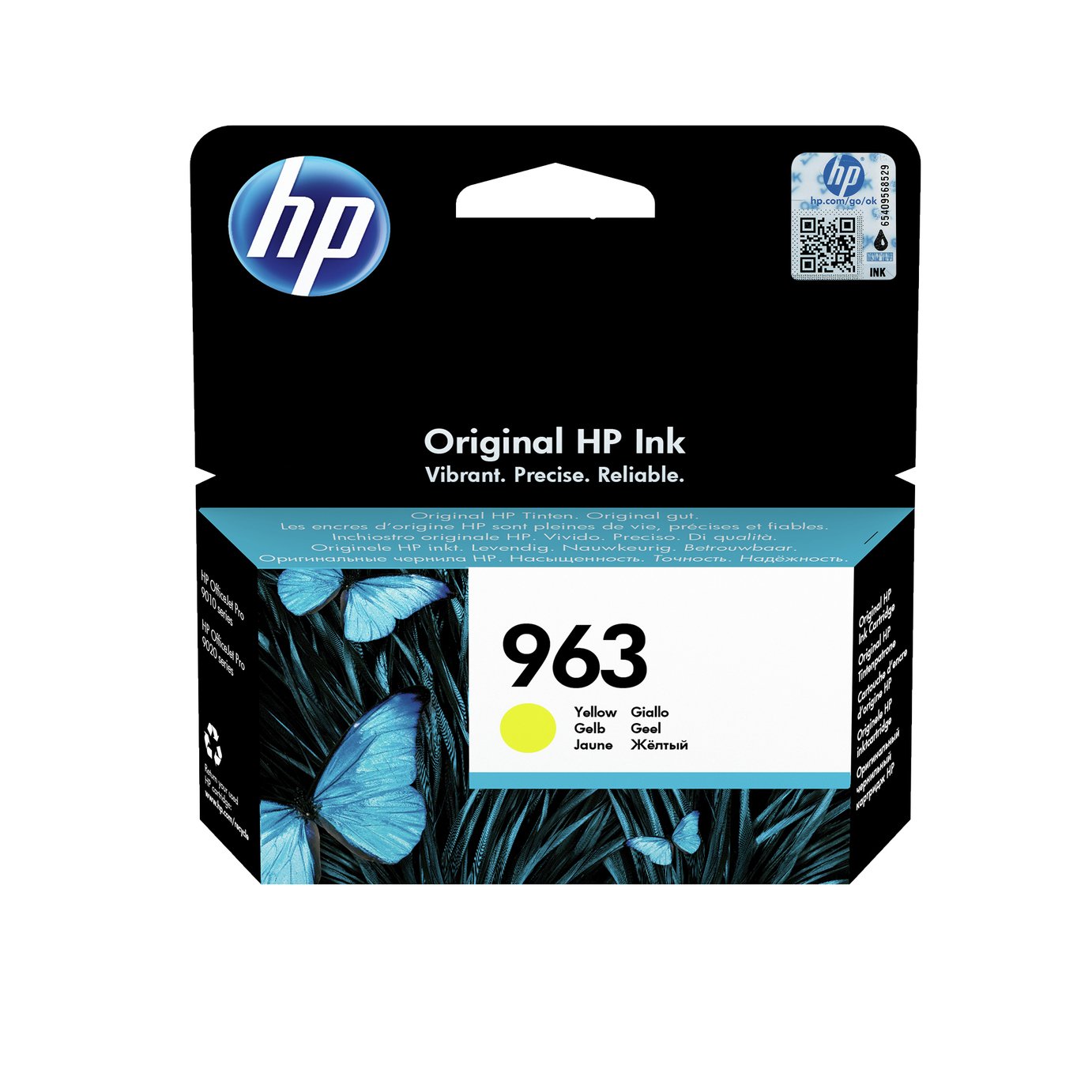 HP 963 Original Ink Cartridge - Yellow