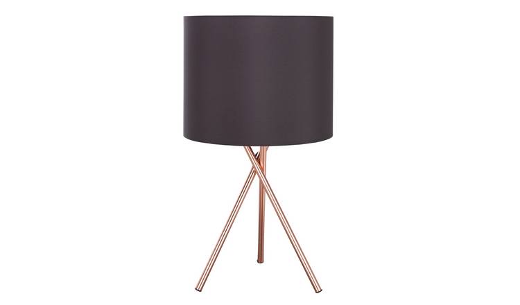 Buy Argos Home Tripod Table Lamp Copper Black Table Lamps