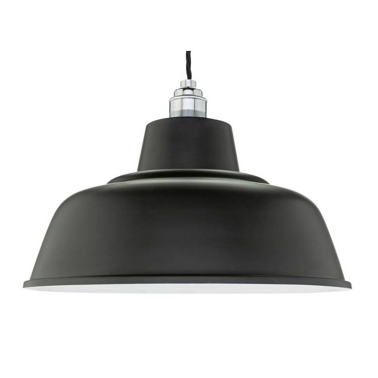Argos Home Black Metal Easy Fit Pendant Shade - 30cm 0