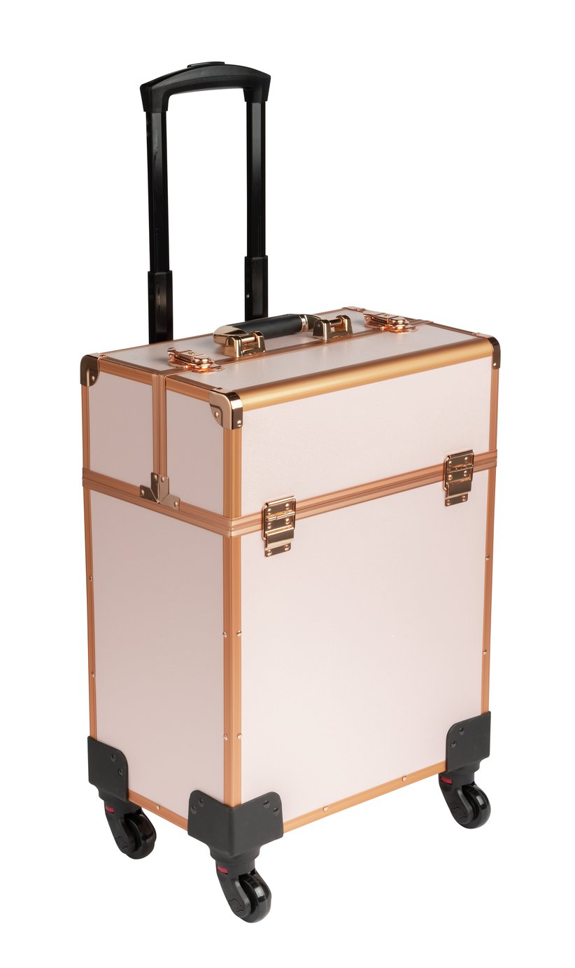 Pink Professional Make-up Trolley Case