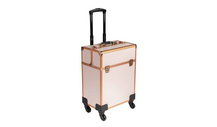 Buy Pink Professional Make up Trolley Case Argos