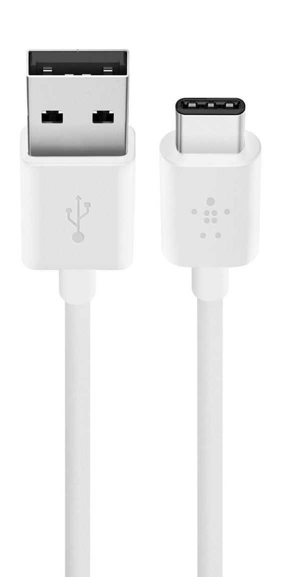 Belkin 1.8m USB-A to USB-C Charge Cable - White